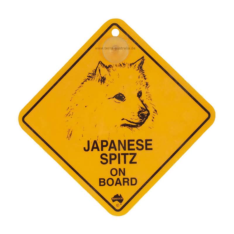 Roadsign "Hunde-Swinger - Japanese Spitz"